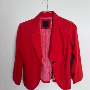 The Limited Women's Vibrant Red Suit Jacket